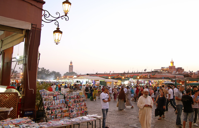 Aproveita bastante a Medina de Marraquexe