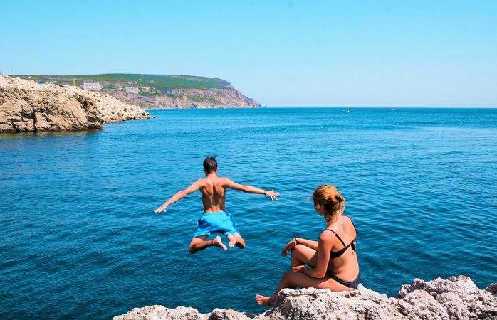 Viagem e aventura - o salto na Arrábida