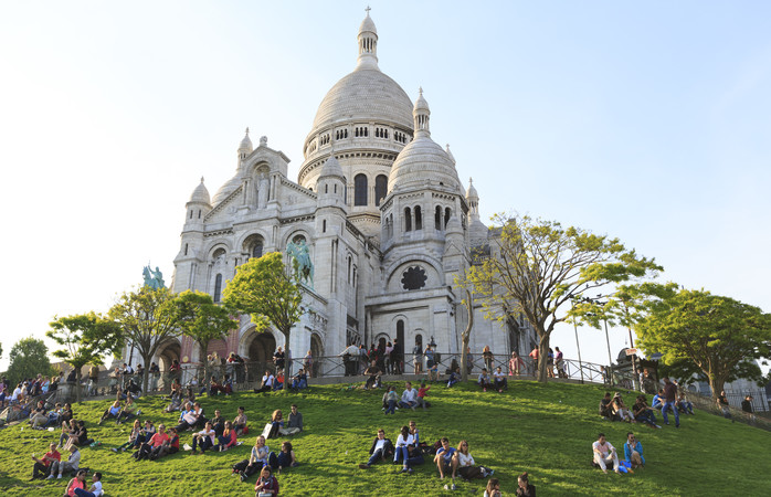 Nada como visitar a Basilique Du Sacre Coeur depois de voltinha de montanha russa