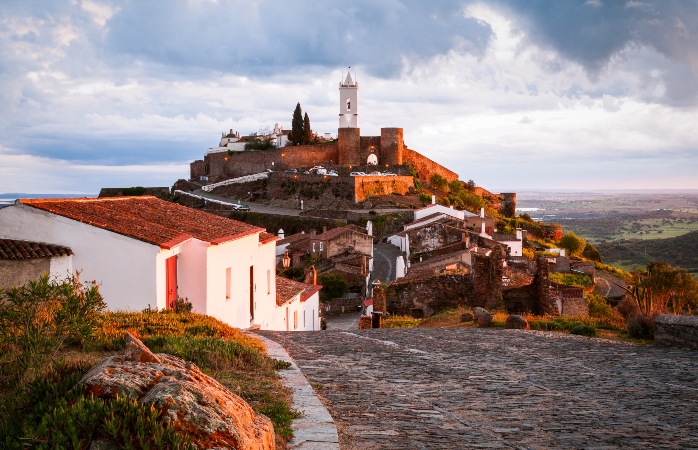 A última luz em Monsaraz.