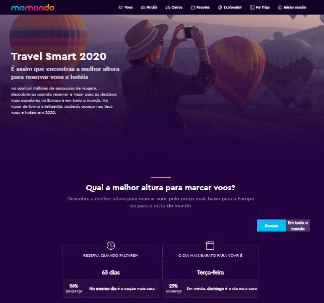 Travel Smart 2020 momondo