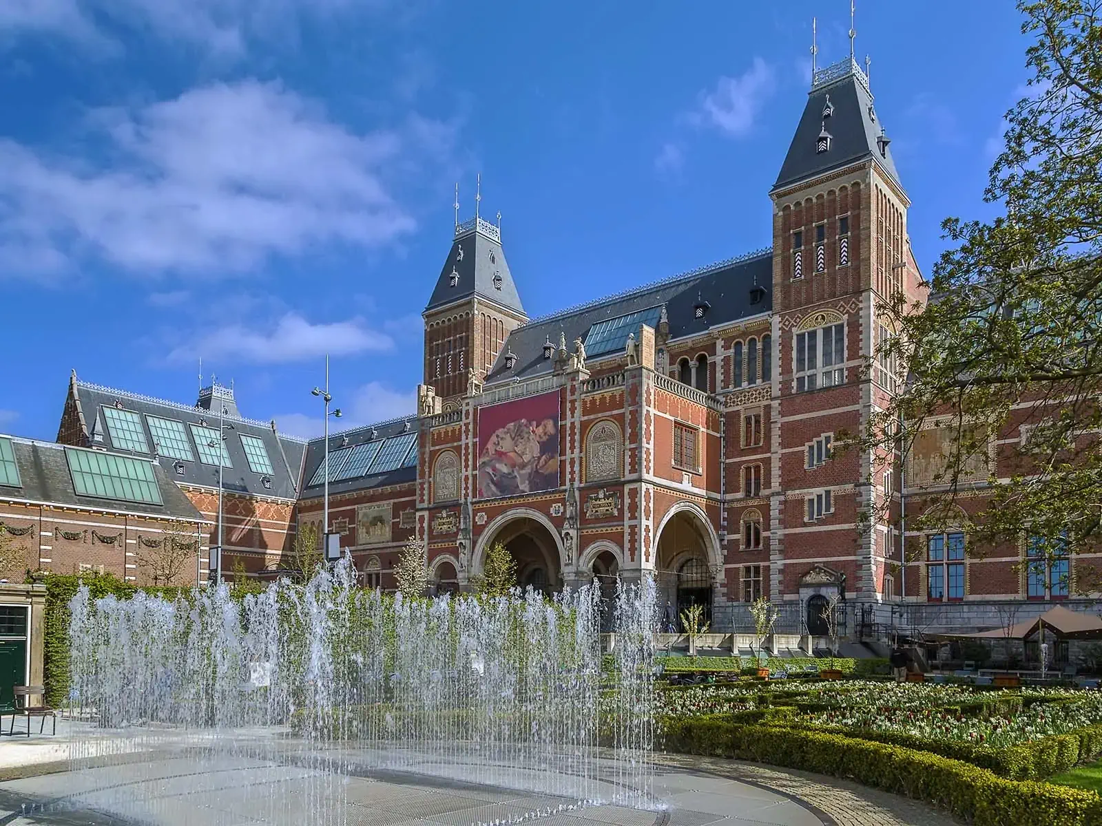 The Rijksmuseum (Imperial Museum) is a Dutch national museum dedicated to arts and history in Amsterdam.; Shutterstock ID 430729783