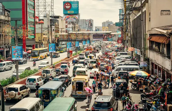 Traffic in Manila, Philippines