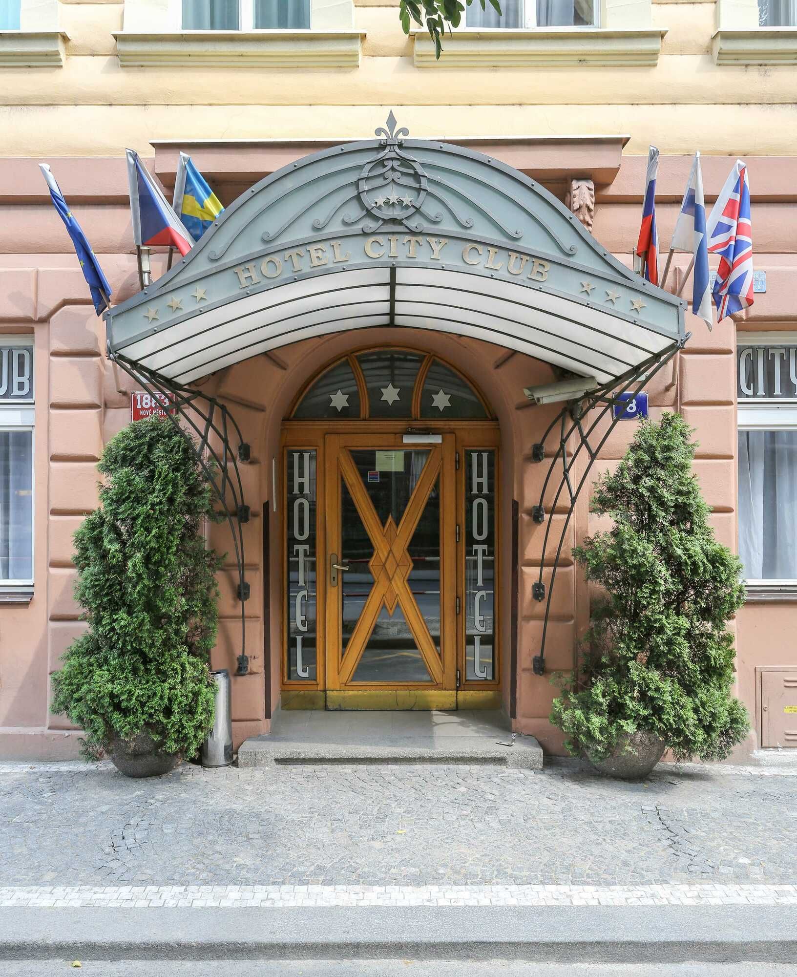 Entrada do hotel